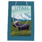 Elche mit MountainUtah Mittlere Geschenktüte (Rückseite)