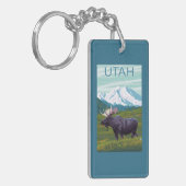 Elche mit MountainUtah Schlüsselanhänger (Vorderseite links)