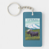 Elche mit MountainUtah Schlüsselanhänger (Vorderseite)