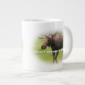Elche nicht mit mir, Alaskan Elch Jumbo-Tasse (Vorderseite Rechts)