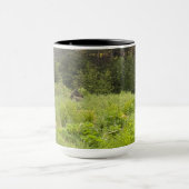 Elche Relaxen in Natur - Foto Tasse (Zentrum)