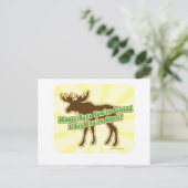 Elche sagt, du bist geschlossen! postkarte (Stehend Vorderseite)