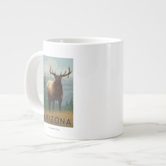 Elche SceneArizona Jumbo-Tasse (Vorderseite Links)