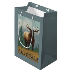 Elche SceneColorado Mittlere Geschenktüte