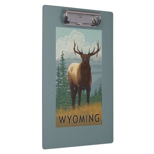 Elche SceneWyoming Klemmbrett (Rechts)