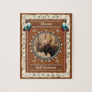 Elche - Selbstachtungs-Puzzle mit Kasten Puzzle