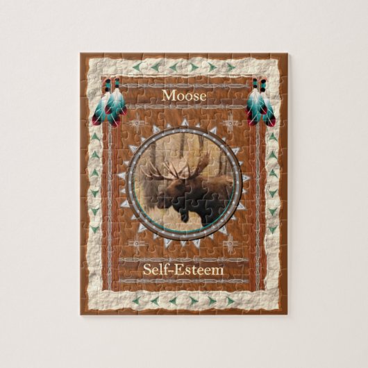Elche - Selbstachtungs-Puzzle mit Kasten Puzzle (Vertikal)