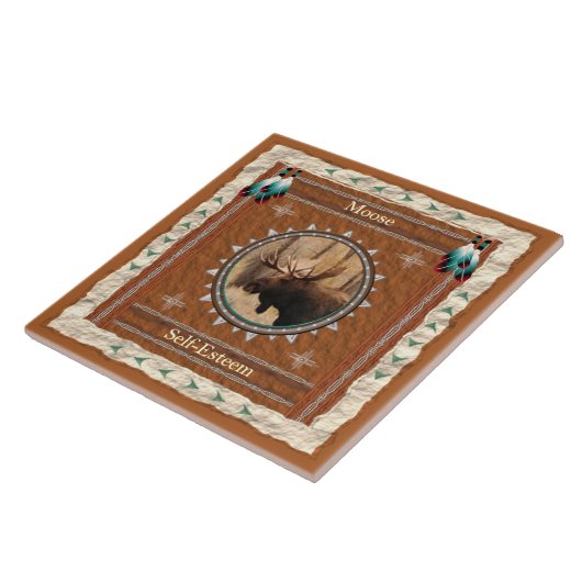 Elche - Selbstgesteem - Keramik Tile Fliese (Seite)