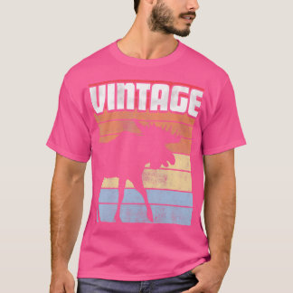 Elche Shirt Geschenk Retro Stil Vintage Bergzelte