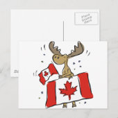 Elche Shirts und Geschenke 86 Postkarte (Vorne/Hinten)