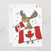 Elche Shirts und Geschenke 86 Postkarte (Vorne/Hinten)