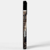 Elche Silhouette auf Holz Case-Mate iPhone Hülle (Rückseite / Rechts)