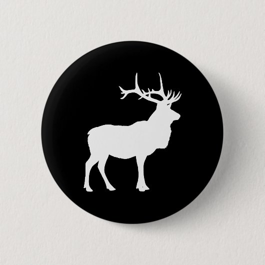 Elche Silhouette Button (Vorderseite)