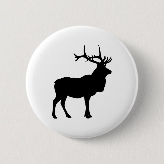 Elche Silhouette Button (Vorderseite)