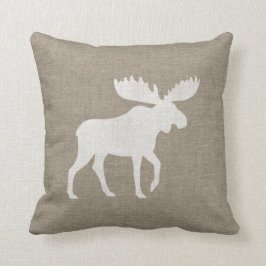 Elche Silhouette| Country Wildlife Decoration Kissen