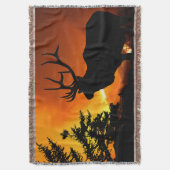 Elche Silhouette Decke (Vorderseite Vertikal)