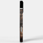 Elche Silhouette Holzzeichen Case-Mate iPhone Hülle (Rückseite / Rechts)