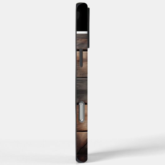 Elche Silhouette Holzzeichen Case-Mate iPhone Hülle (Rückseite / Rechts)