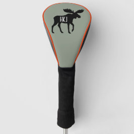 Elche Silhouette Individuelle Name Wildtiere Golf Headcover