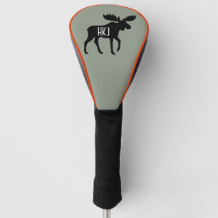 Elche Silhouette Individuelle Name Wildtiere Golf Headcover