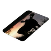 Elche Silhouette Magnet (Linke Seite)