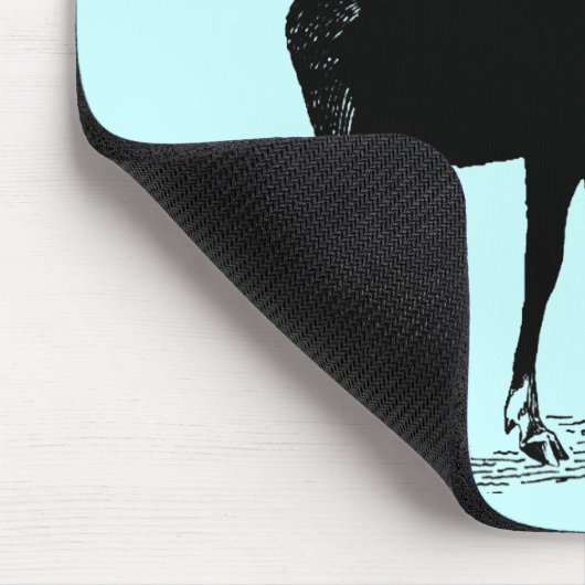 Elche Silhouette Mousepad (Ecke)