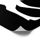 Elche Silhouette Poster (Ecke)