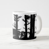 Elche Silhouette - riesige Kaffee-Tasse Jumbo-Tasse (Vorderseite Rechts)