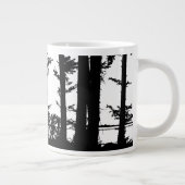 Elche Silhouette - riesige Kaffee-Tasse Jumbo-Tasse (Rechts)