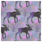 Elche Silhouette Stoff (Nahaufnahme)