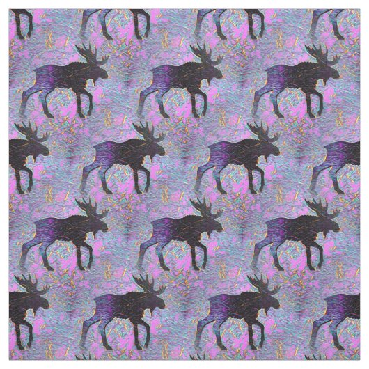 Elche Silhouette Stoff (Muster)