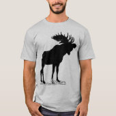 Elche Silhouette T-Shirt (Vorderseite)