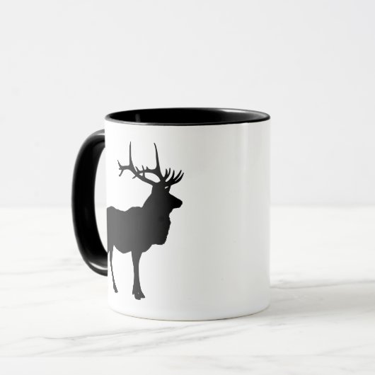 Elche Silhouette Tasse (Vorderseite Links)