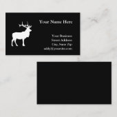 Elche Silhouette Visitenkarte (Vorne/Hinten)
