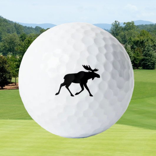 Elche Silhouette Wildtiere Golfball