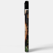 Elche Silhouette Wood Sign Case-Mate iPhone Hülle (Rückseite / Links)