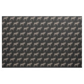 Elche Silhouetten braun und schwarz Stoff (Fat Quarter (45,7 x 55,9 cm))