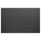 Elche Silhouetten Grau und Schwarz Gemustert Stoff (Yard (91,4 cm))