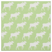 Elche Silhouetten Green Baby Stoff (Muster)