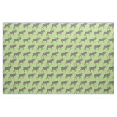 Elche Silhouetten Tan Green Stoff (Fat Quarter (45,7 x 55,9 cm))