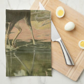 Elche Spaziergänge im Wasser Handtuch (Viertel Falte)