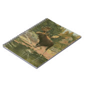 Elche Spaziergänge im Wasser Notizblock (Linke Seite)