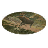 Elche Spaziergänge im Wasser Schneidebrett (Ecke)