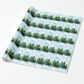 Elche spielen Weihnachtswrapping Paper Geschenkpapier (Ungerollt)