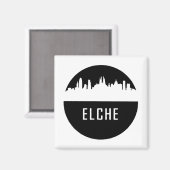 Elche | Städte Spaniens Magnet (Vorderseite/Rückseite)