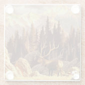 Elche Stier Glasuntersetzer (Rückseite)