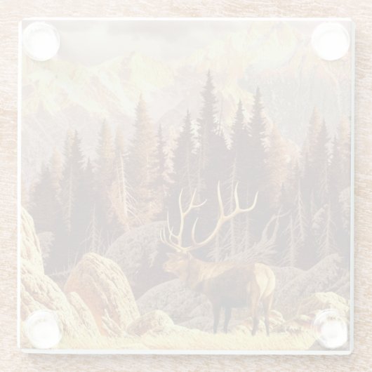 Elche Stier Glasuntersetzer (Rückseite)