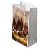 Elche Stier Kleine Geschenktüte (Rückseite Schrägansicht)