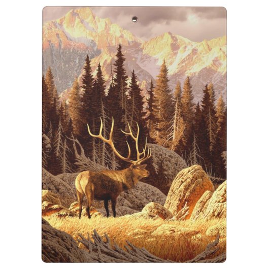 Elche Stier Klemmbrett (Rückseite)