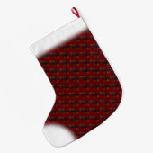 Elche Strumpf Elche Weihnachts-Strumpf Custom Großer Weihnachtsstrumpf (Rückseite (Hängend))